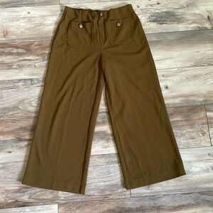 ⭐️Soft wide leg olive pants